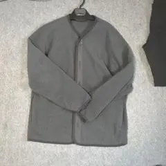 無印 素材に還るフリースカーディガン XL