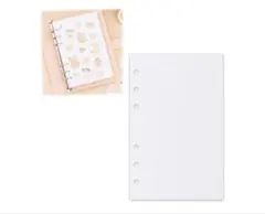 A6 シール帳 20枚 透明 6穴タイプ