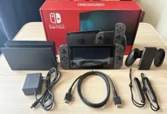 Nintendo Switch 本体セット グレー 本体ケース等サービス付 美品