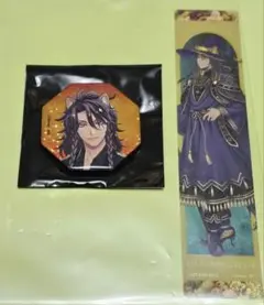 ツイステッドワンダーランド　缶バッチ　栞　レオナ・キングスカラー