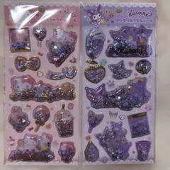 キラキラカプセルシール　サンリオ　クロミ　キティ