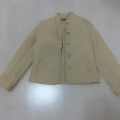 ラルフローレン　キルティングジャケット　サイズ11　ベージュ　コーデュロイ