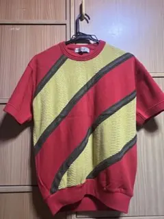 ポールスミス　オレンジ　マルチストライプ　トップス　レディース　半袖　ブラウス ポールスミス オレンジ マルチストライプ トップス レディース 半袖
