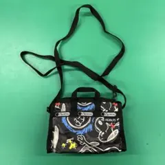 LeSportsac PEANUTS ショルダーバッグ ブラック/マルチカラー