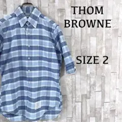 2026年最新】THOM BROWNE 柄：チェック メンズ 半袖シャツ その他の