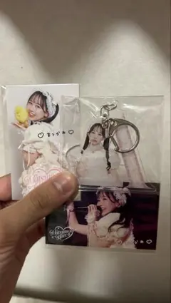 松本かれん　生誕祭ラッフル　E賞 H賞　アクキー デジタルサイン入りカード