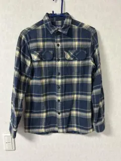 CHALLENGER ネイビー/イエロー 長袖ネルシャツ Mサイズ CHALLENGER ネルシャツ MEDIUM ネイビー/イエロー - メルカリ