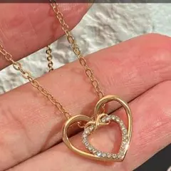 ♥️大人気♥️お洒落　レディース　ネックレス　ゴールド　ハート　韓国　プレゼント