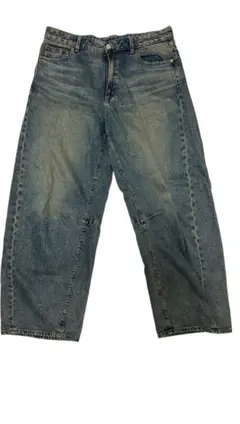 GU バレルレッグデニム　丈標準　XXL 67BLUEのサムネイル