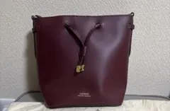 LAUREN RALPH LAUREN バケットバッグ ボルドー美品のサムネイル