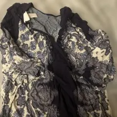 ペイズリー柄ロングワンピース EUR 32P