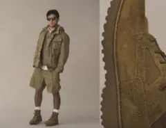 trooper laceup boots cowleather coyote 3のサムネイル