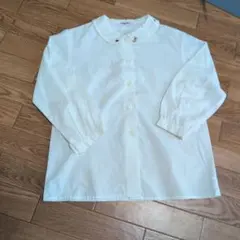 FAMILIAR 刺繍付きホワイトシャツ110