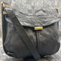 美品 JIMMY CHOO 2way ショルダーバッグ 本革 レザー　1032のサムネイル