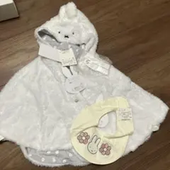 ミッフィーのポンチョとスタイ　新品未使用　タグ付き　branshes