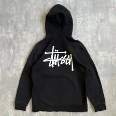 人気☆オールドステューシー センターロゴ ショーンフォント パーカー XL white-wind-shop_3973855