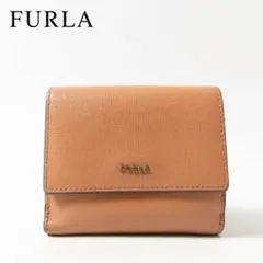 FURLA フルラ 二つ折り財布 ピンクベージュ 本革 レザー ミニ財布のサムネイル