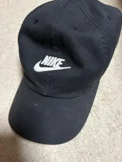 Nike 黒 キャップ ロゴ刺繍