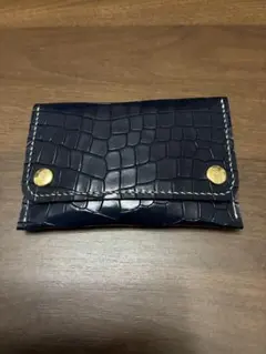 ポケットティッシュカバー　本革　ハンドメイド　レザークラフト革小物
