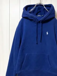ポロラルフローレン パーカー フーディー ポニーロゴ 裏起毛 ネイビー M