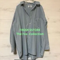 FREAK'S STORE×TOWN CRAFT 別注ストライプシャツグリーン