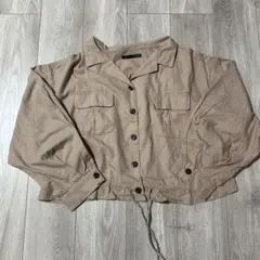 Heather ベージュ クロップドシャツのサムネイル