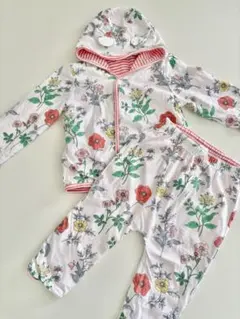 Gap ベビー　ボタニカル柄　セットアップ