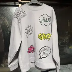 MARVEL コミックスタイル スウェット L