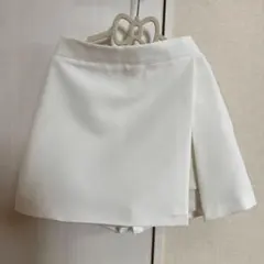 me+em select ホワイト ショートパンツ