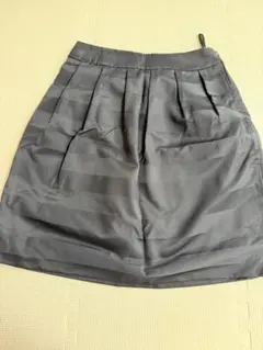 NATURAL BEAUTY BASIC ネイビープリーツスカート XS