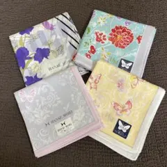 HANAÉ MORI 花柄ハンカチ 4枚セット