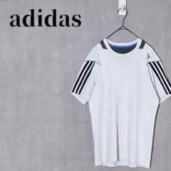 adidas　アディダス　半袖　クライマSSTシャツ　速乾性　吸汗性　透湿性　白