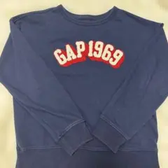 【即日発送】GAP 1969 ネイビー トレーナー KIDS L 140