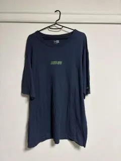 NEW ERA Tシャツ ネイビー ロゴプリントのサムネイル