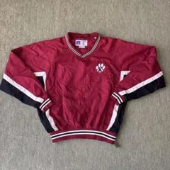 【90s 美品】ラッセルアスレチック ナイロンプルオーバー 短丈 ジャンバー L