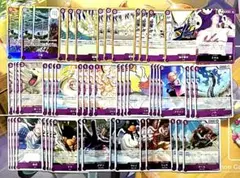 あ*む様 ワンピースカード 紫エネルデッキパーツ　万雷 SR 2枚　他　まとめ売