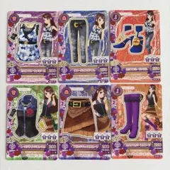 アイカツカード　紫吹蘭　セクシー　ノーマルセット