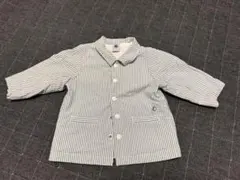 プチバトー　ジャケット 春　サッカー生地