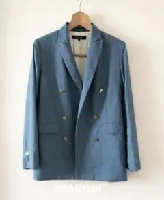 【BRAHMIN】リネンダブルテーラードジャケット 金釦
