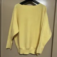 ロペピクニック ニットセーター イエロー 38 レディース トップス
