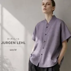 ヨーガンレール JURGEN LEHL 麻85% 半袖シャツワイドサイズゆったり