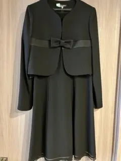 美品⭐︎マリココウガのブラックフォーマル　アンサンブル　38 東京ソワール