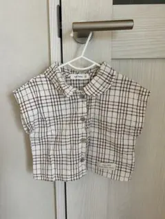 Valu bebe チェック柄 ブラウス Sサイズ