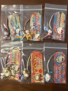ご当地キティ根付け　広島6個セット