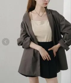 Kastane デザインオーバーシャツジャケット