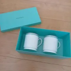 50％オフ ティファニー プラチナブルーバンド マグペア 新品 - メルカリ