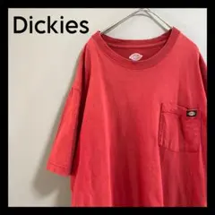 ディッキーズ Tシャツ L 赤