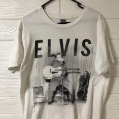 ELVIS プリント Tシャツ ホワイト