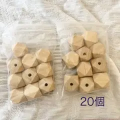 木製ビーズセット