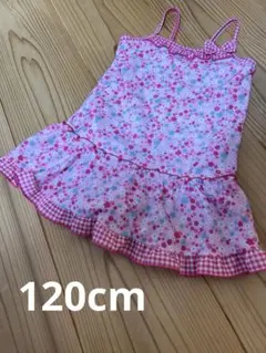 花柄ワンピース水着 120cm